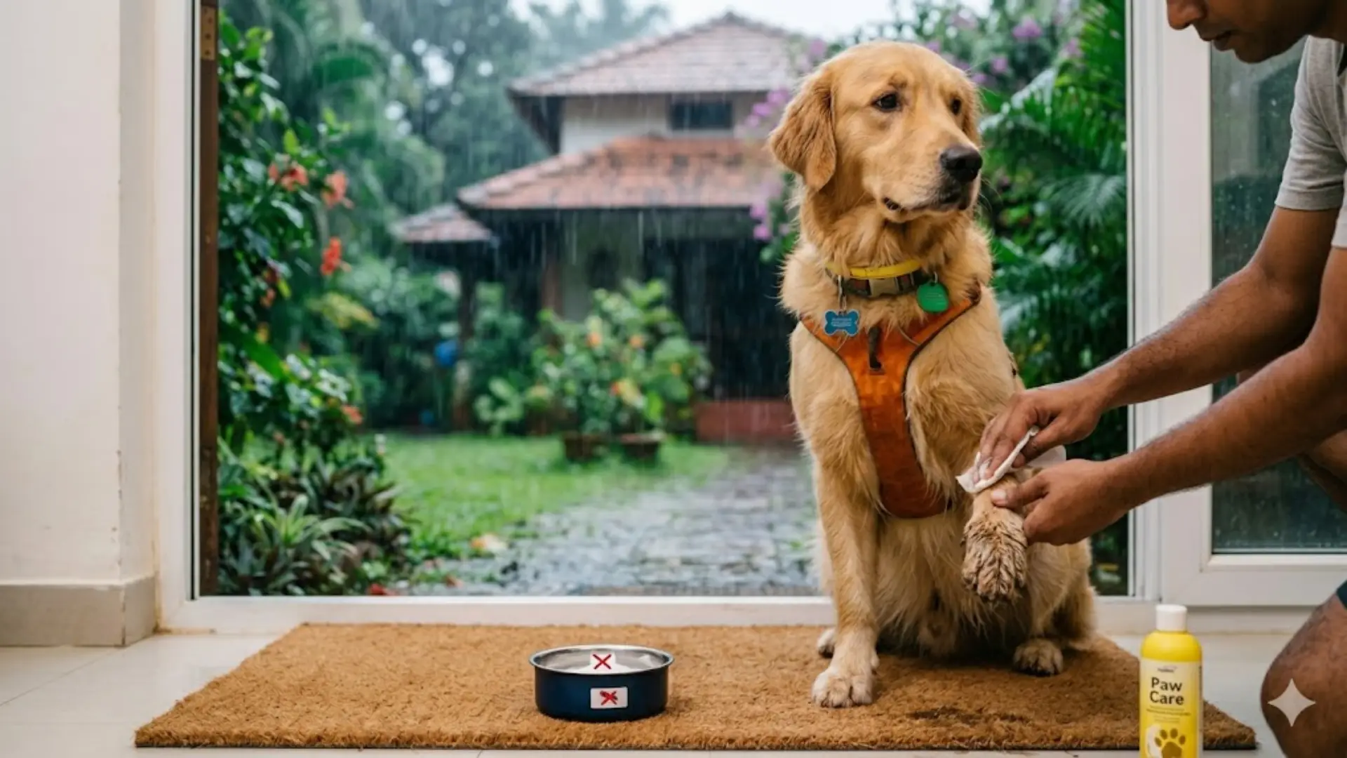 Read more about the article Monsoon Dog Care in India: Paw, Skin & Tick Protection