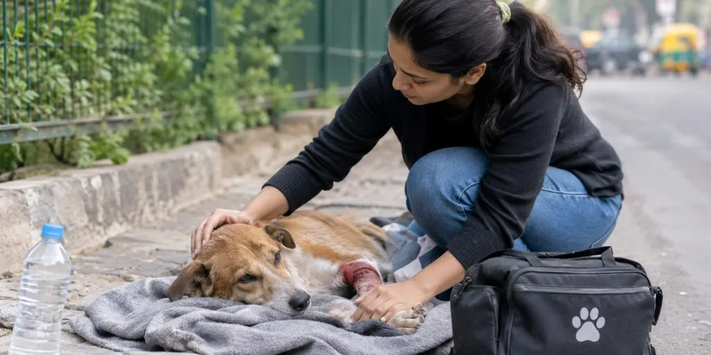 Read more about the article What to Do If You Find an Injured Street Dog in Delhi-NCR